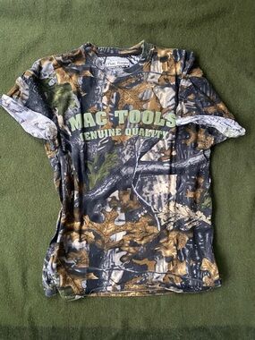Mac Tools Men’s Short Sleeve Camo Tee - Green/Brown